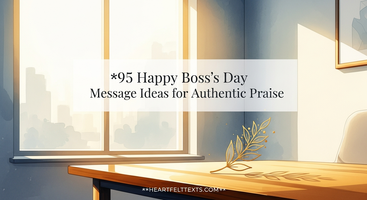 95 Happy Boss's Day Message Ideas for Authentic Praise