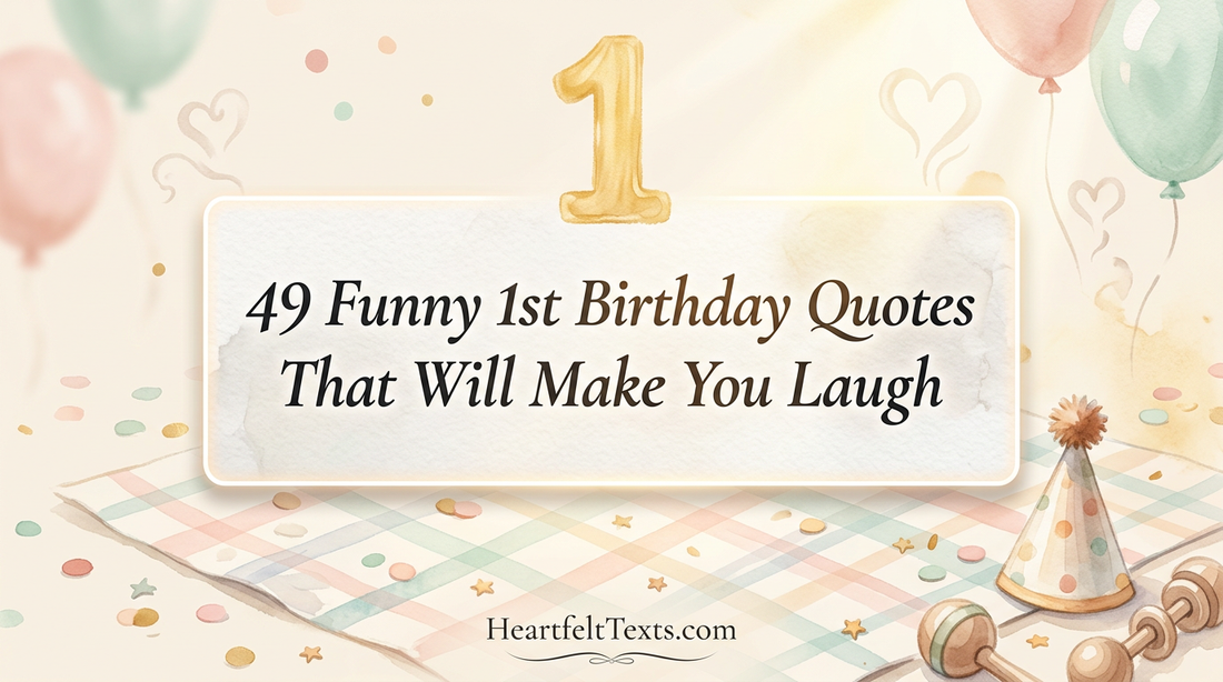 49 Funny 1st Birthday Quotes That Will Make You Laugh