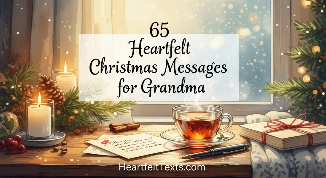 65 Heartfelt Christmas Messages for Grandma