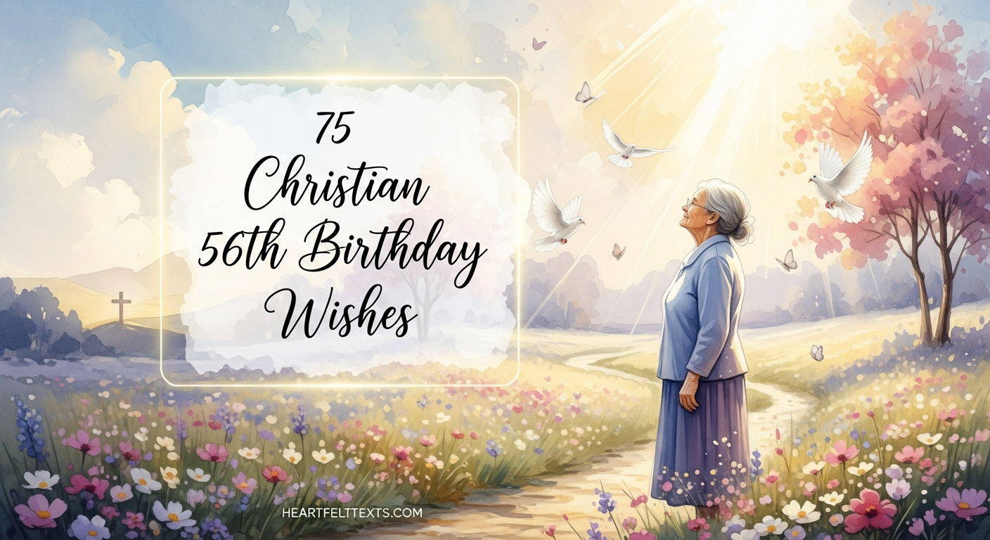 75 Christian 56th Birthday Wishes A Journey of Faith and Grace