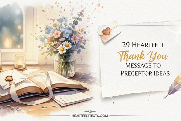29 Heartfelt Thank You Message to Preceptor Ideas