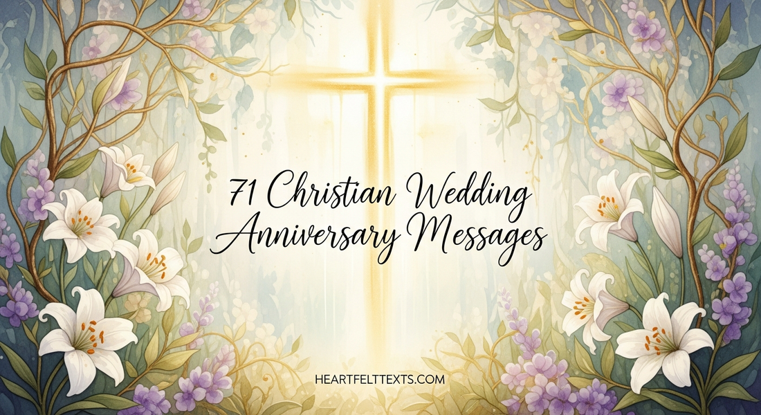 71 Christian Wedding Anniversary Messages