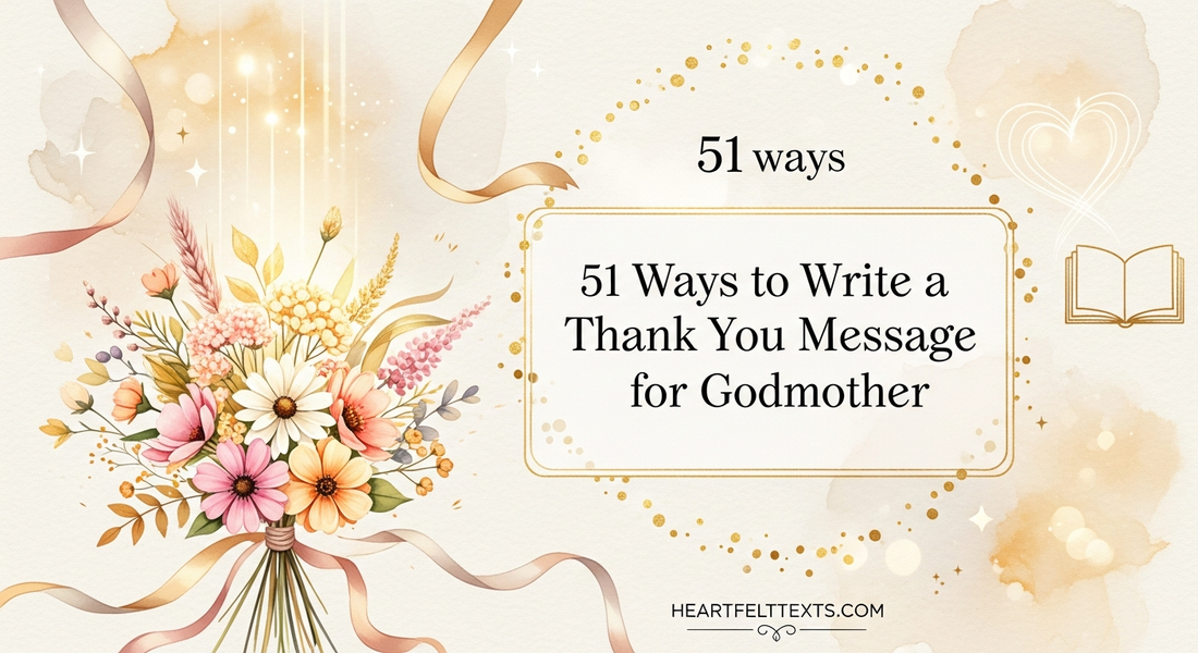 51 Ways to Write a Thank You Message for Godmother