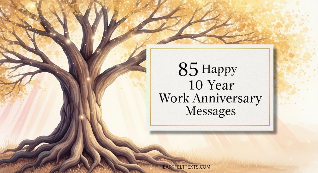 85 Happy 10 Year Work Anniversary Messages Enduring Echoes