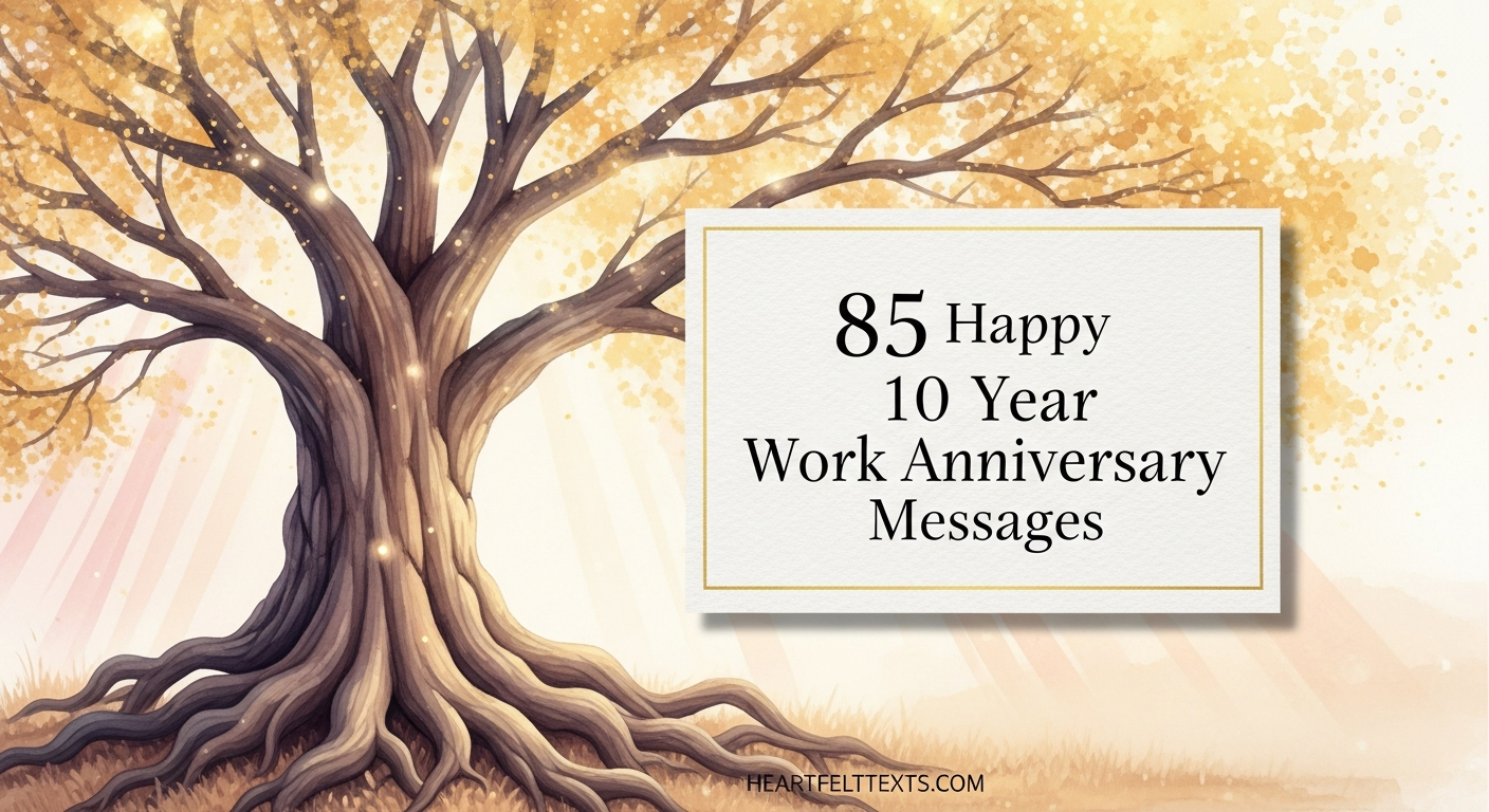85 Happy 10 Year Work Anniversary Messages Enduring Echoes