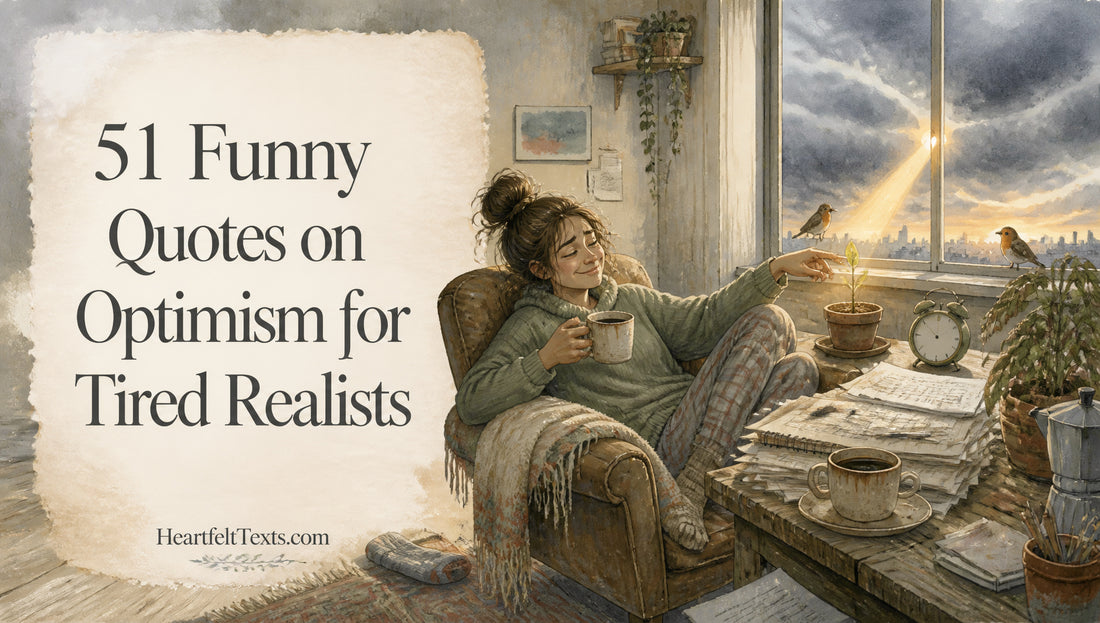 51 Funny Quotes on Optimism for Tired Realists