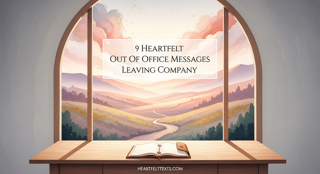 9 Heartfelt Out of Office Messages Leaving Company