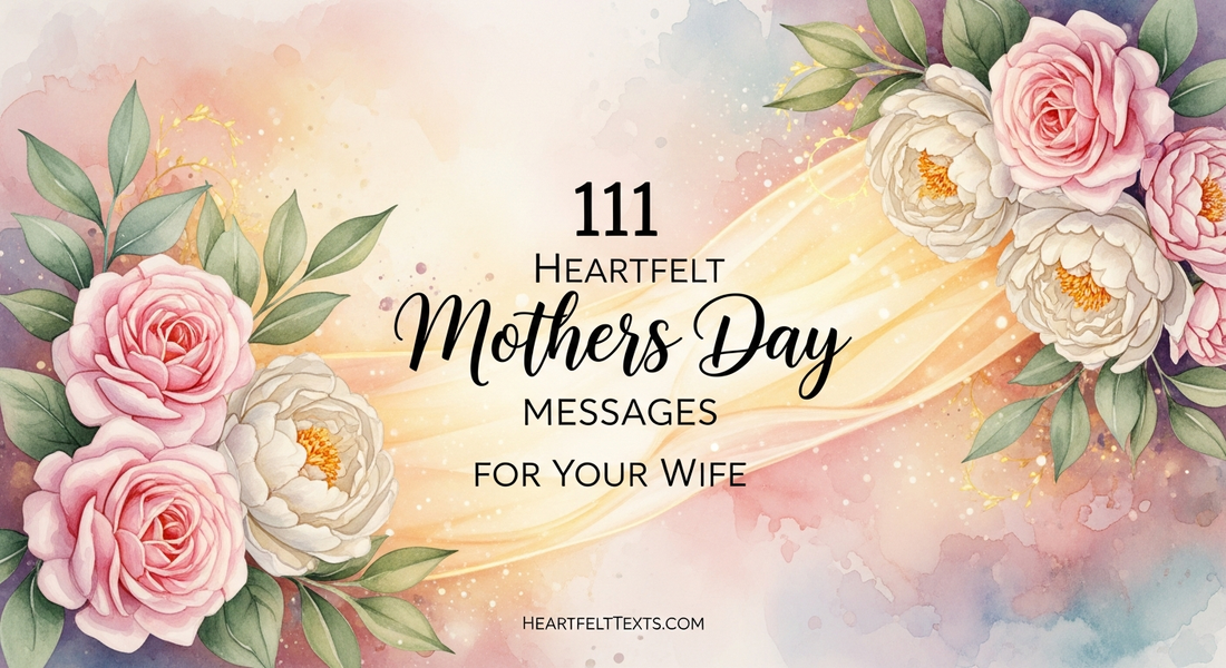 111 Heartfelt Mothers Day Messages for Your Wife