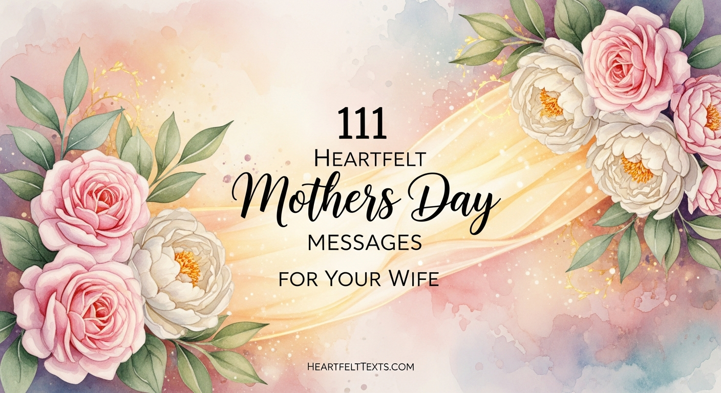 111 Heartfelt Mothers Day Messages for Your Wife