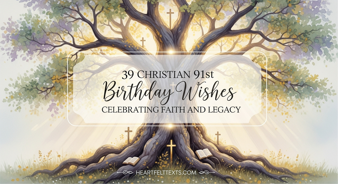 39 Christian 91st Birthday Wishes Celebrating Faith and Legacy