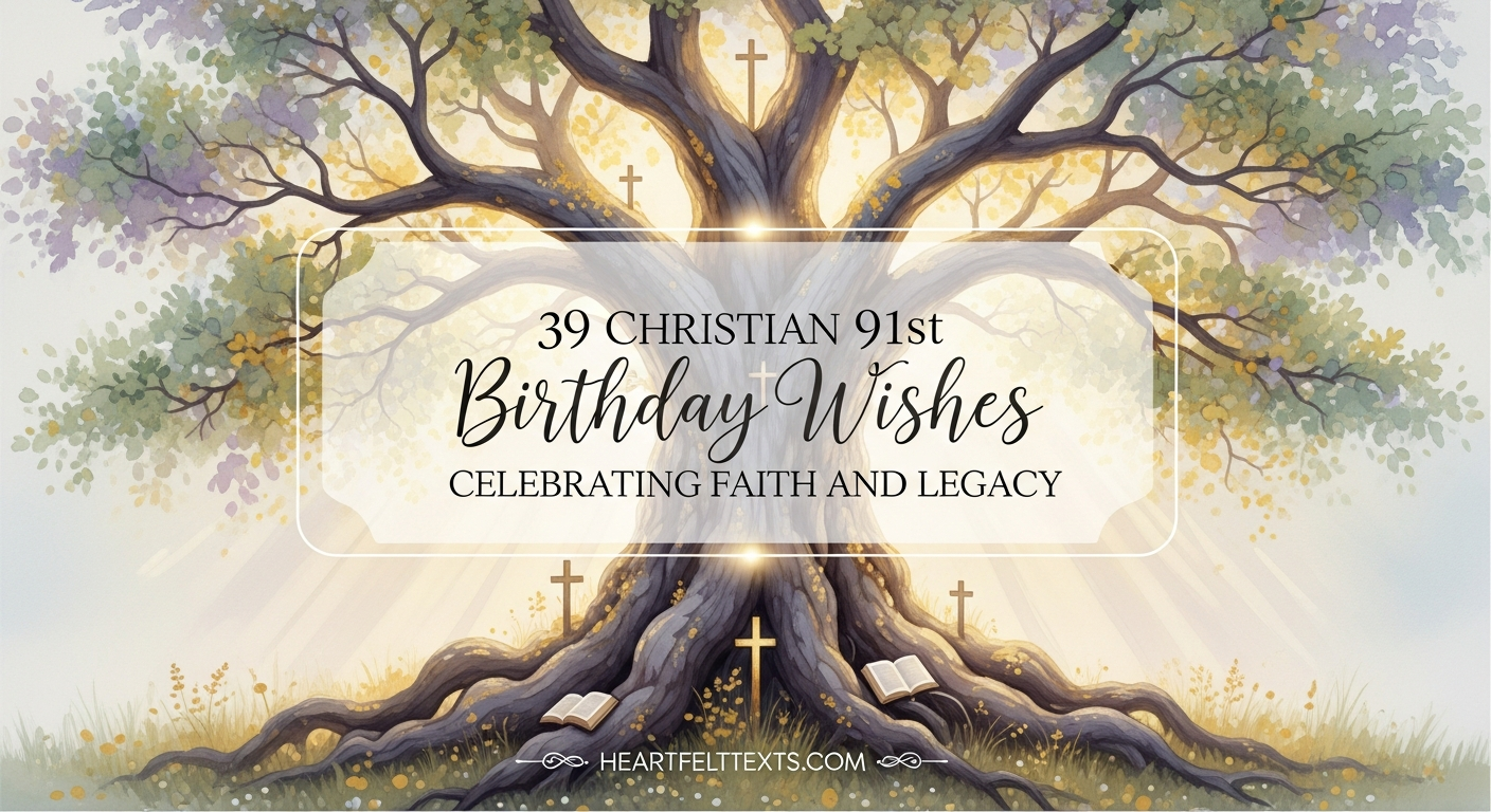 39 Christian 91st Birthday Wishes Celebrating Faith and Legacy