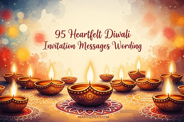 95 Heartfelt Diwali Invitation Messages Wording