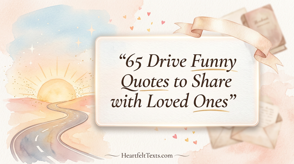 65 Drive Funny Quotes to Share with Loved Ones