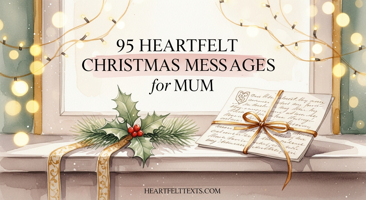95 Heartfelt Christmas Messages for Mum