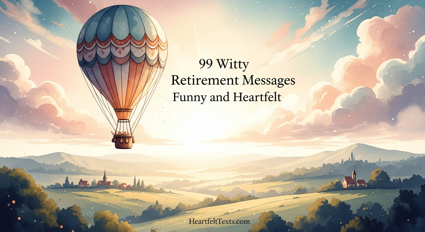 99 Witty Retirement Messages Funny and Heartfelt
