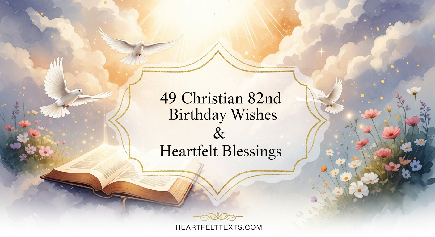 49 Christian 82nd Birthday Wishes Heartfelt Blessings