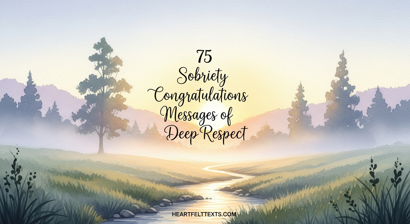 75 Sobriety Congratulations Messages of Deep Respect