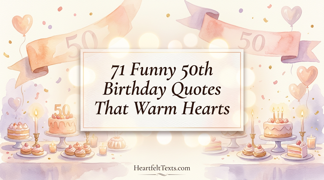 71 Funny 50th Birthday Quotes That Warm Hearts
