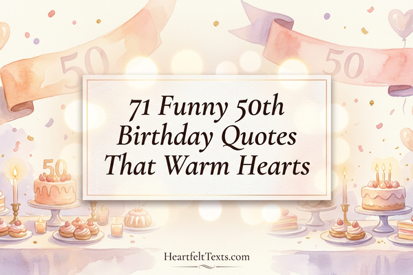 71 Funny 50th Birthday Quotes That Warm Hearts