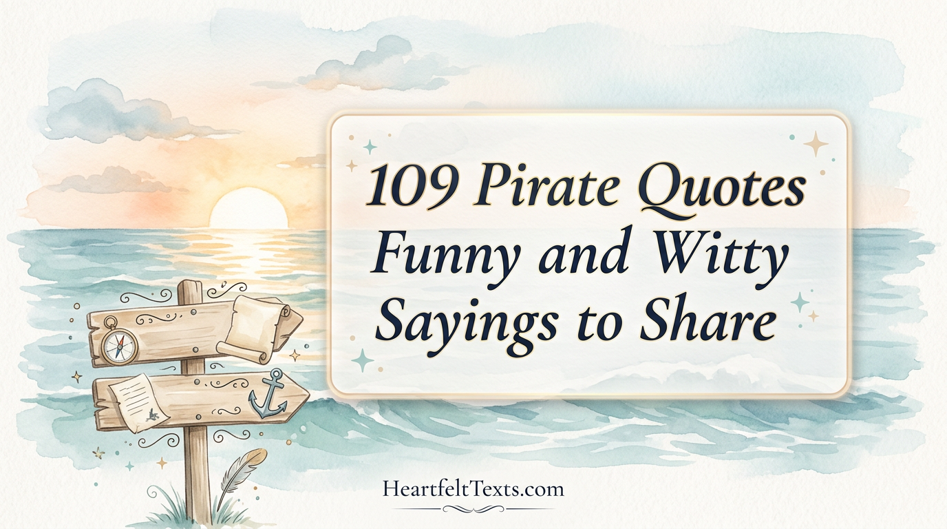 109 Pirate Quotes Funny and Witty Sayings to Share