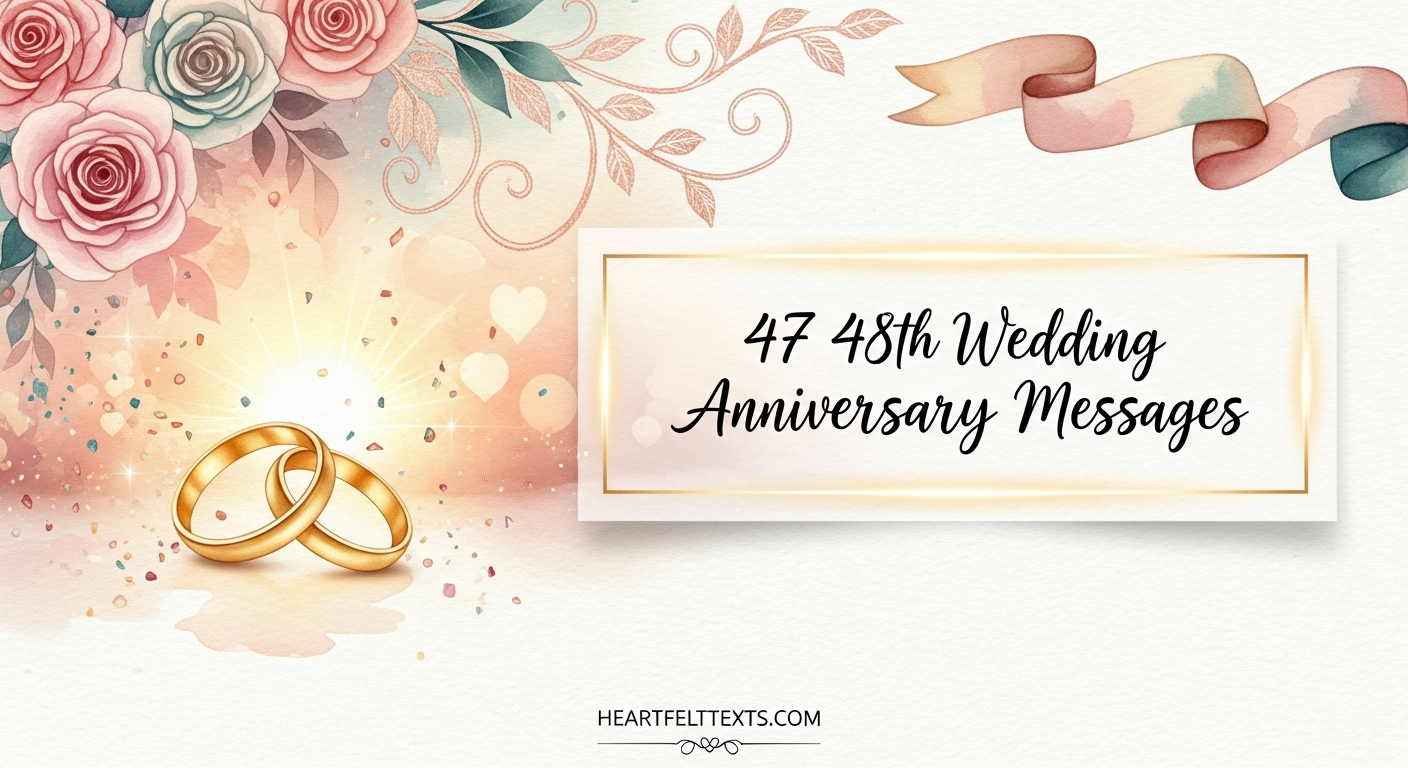 47 48th Wedding Anniversary Messages