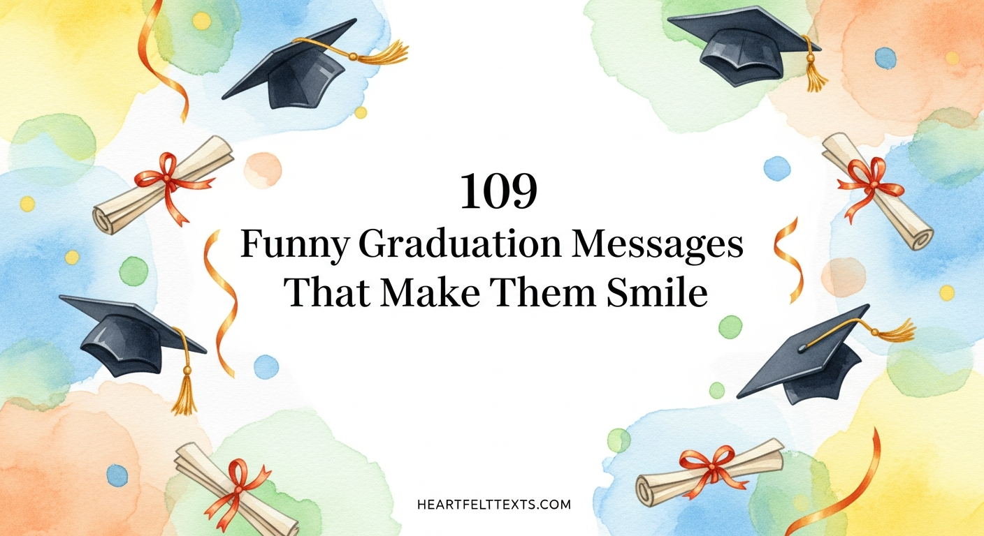 109 Funny Graduation Messages That Make Them Smile