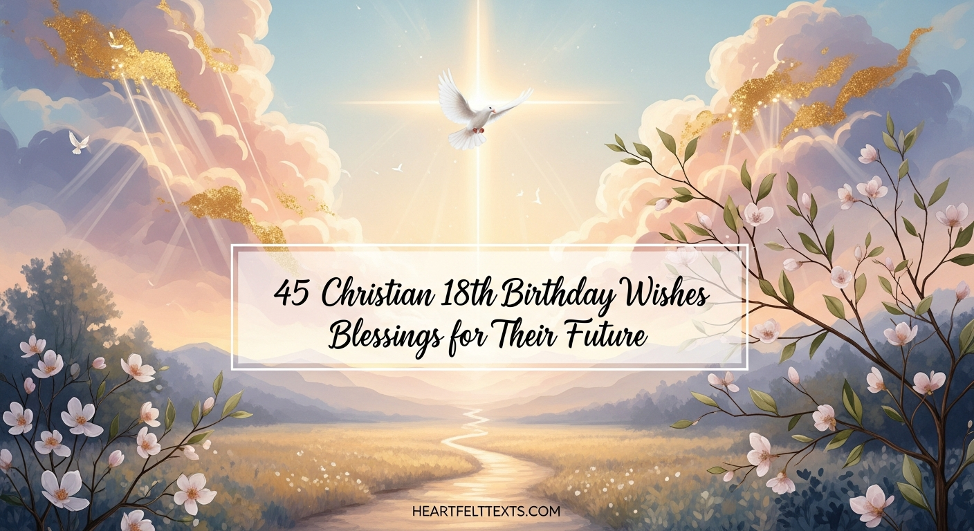 45 Christian 18th Birthday Wishes Blessings for Their Future