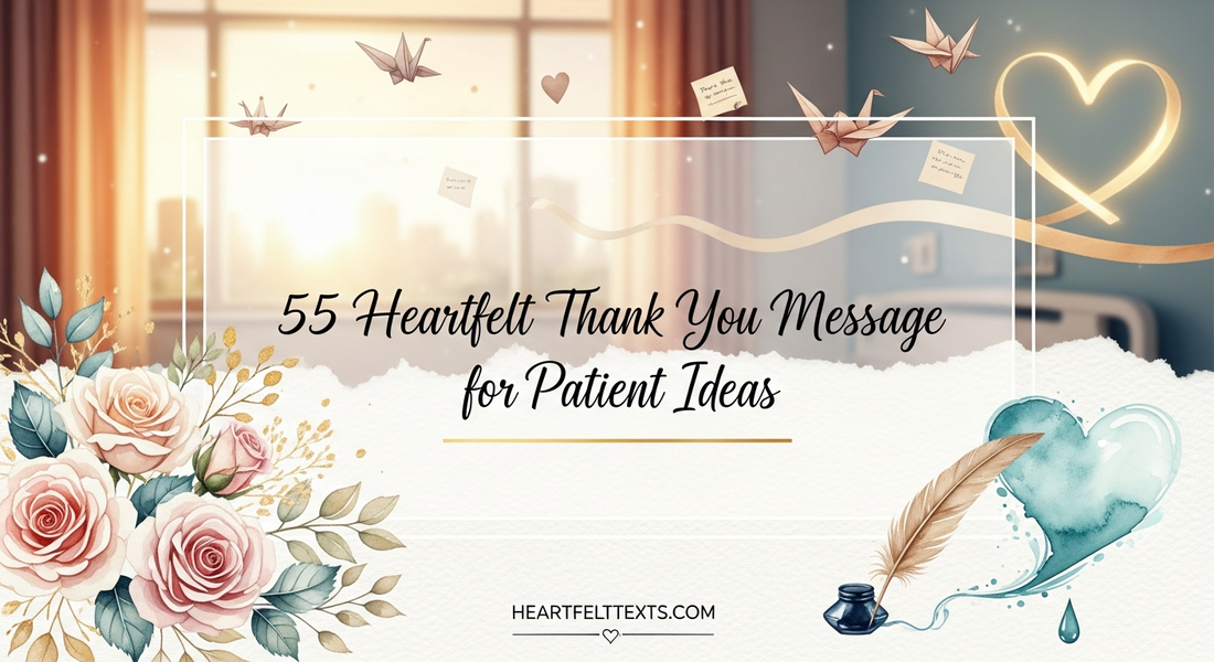 55 Heartfelt Thank You Message for Patient Ideas