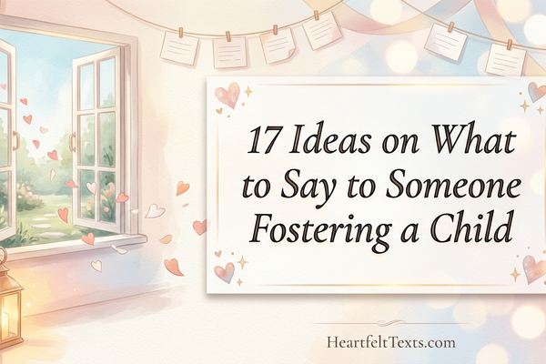 17 Ideas on What to Say to Someone Fostering a Child