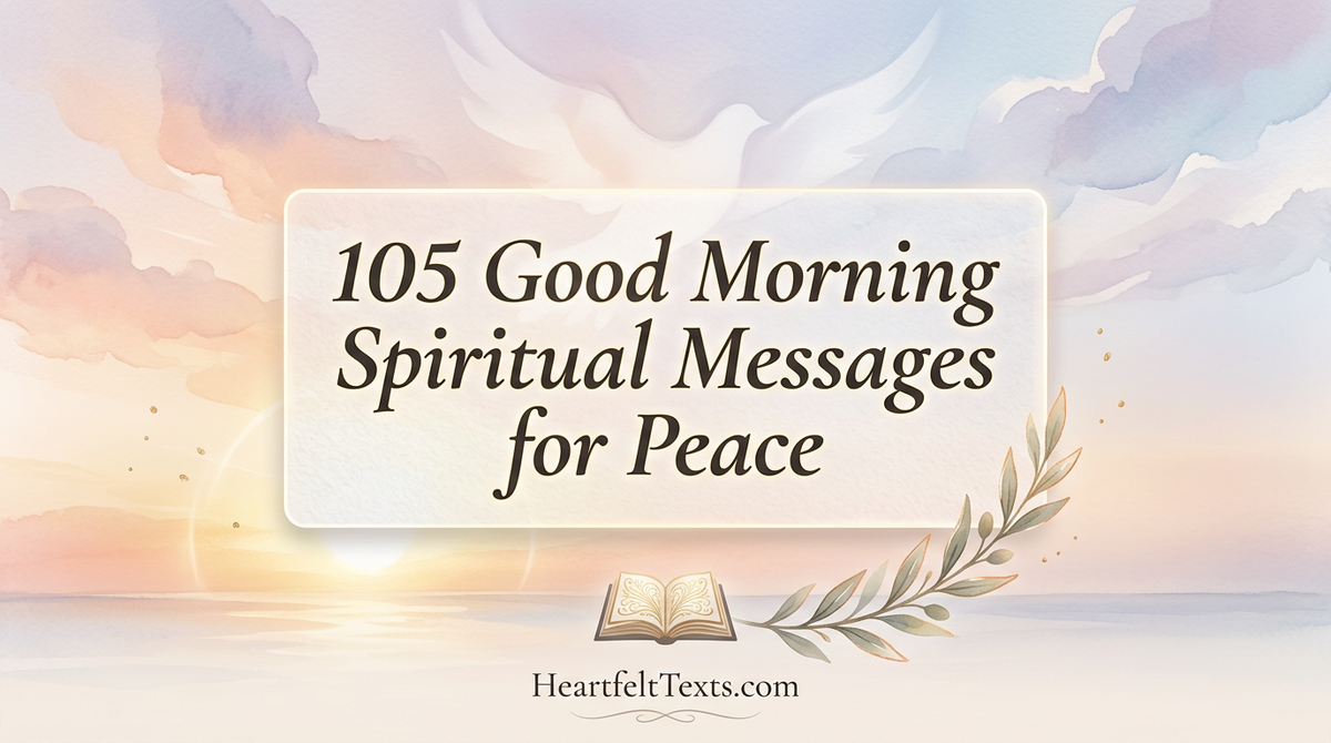 105 Good Morning Spiritual Messages for Peace