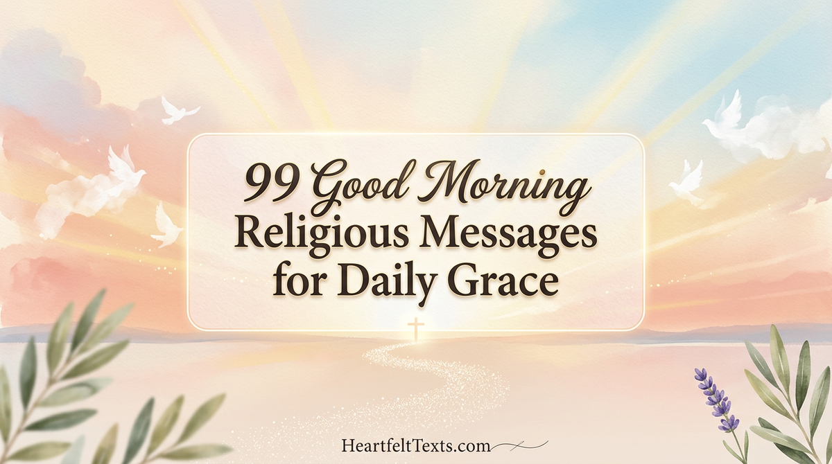 99 Good Morning Religious Messages for Daily Grace