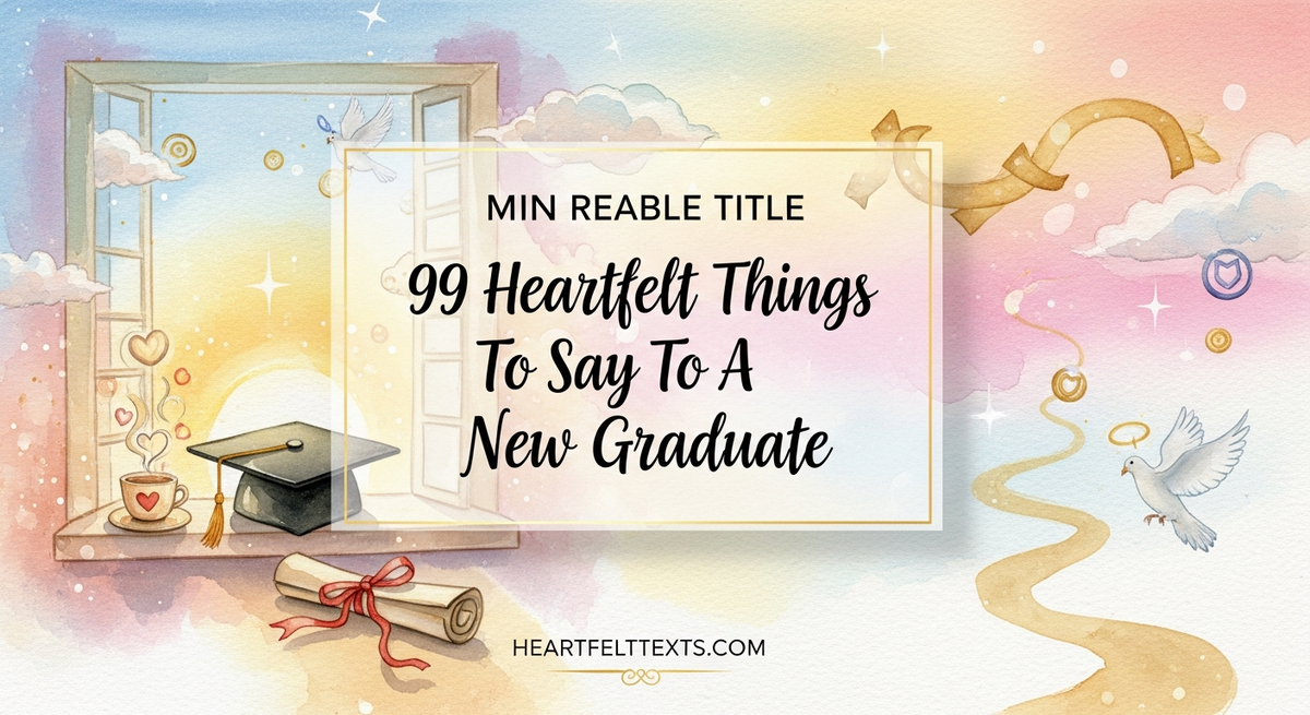 99 Heartfelt Things To Say To A New Graduate