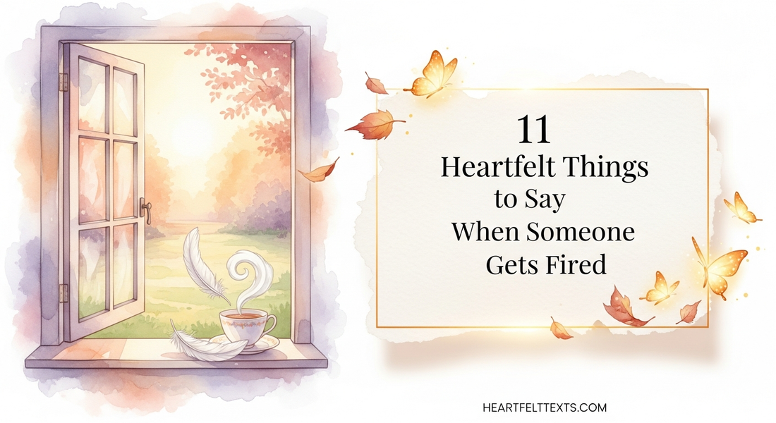 11 Heartfelt Things to Say When Someone Gets Fired