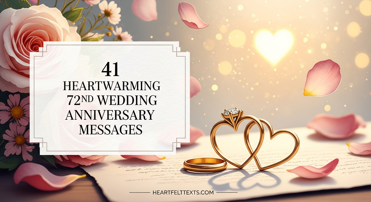 41 Heartwarming 72nd Wedding Anniversary Messages