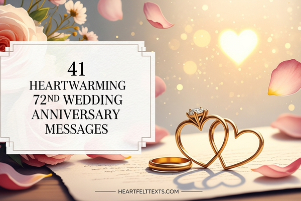 41 Heartwarming 72nd Wedding Anniversary Messages