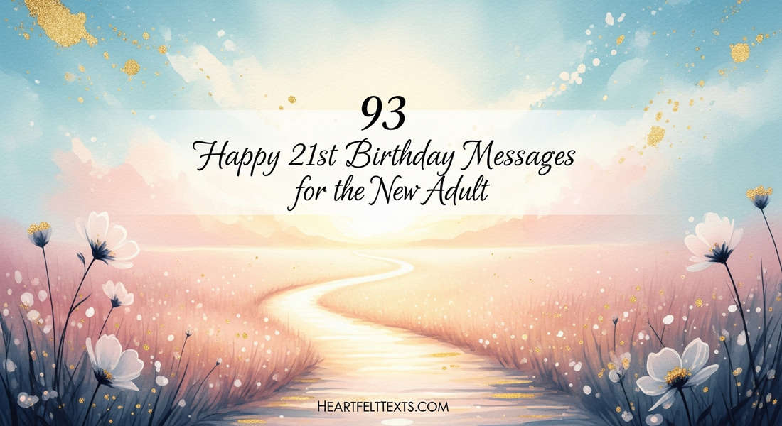 93 Happy 21st Birthday Messages for the New Adult