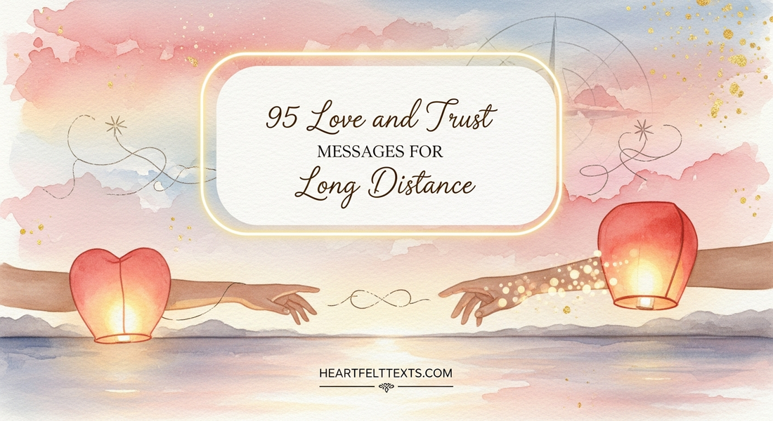 95 Love and Trust Messages for Long Distance