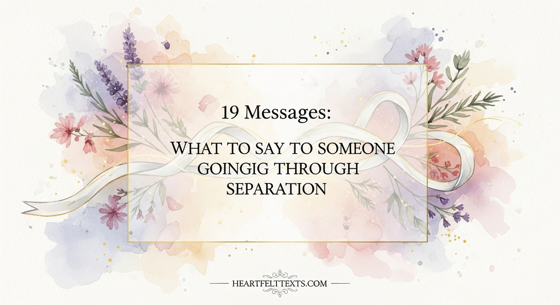 19 Messages What to Say Someone Going Through Separation