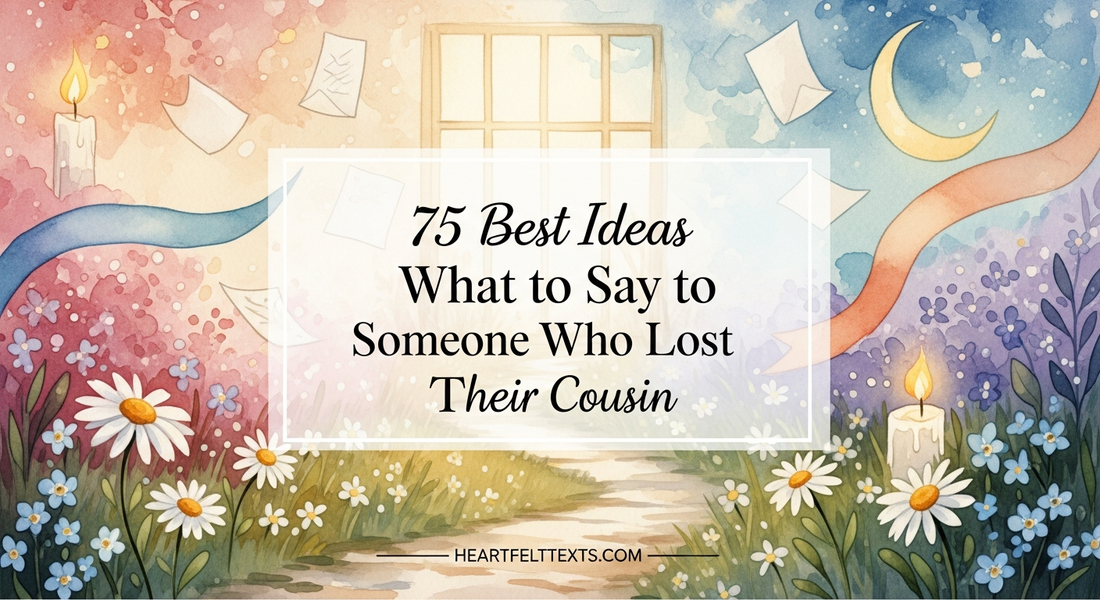 75 Best Ideas What to Say to Someone Who Lost Their Cousin
