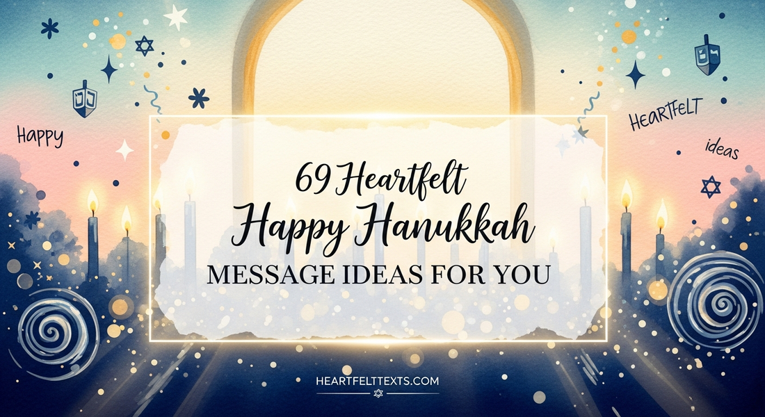 69 Heartfelt Happy Hanukkah Message Ideas for You