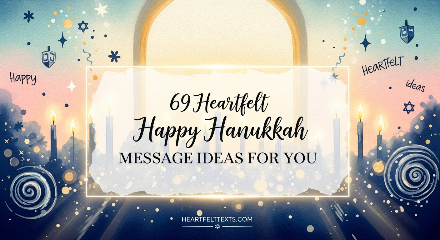 69 Heartfelt Happy Hanukkah Message Ideas for You