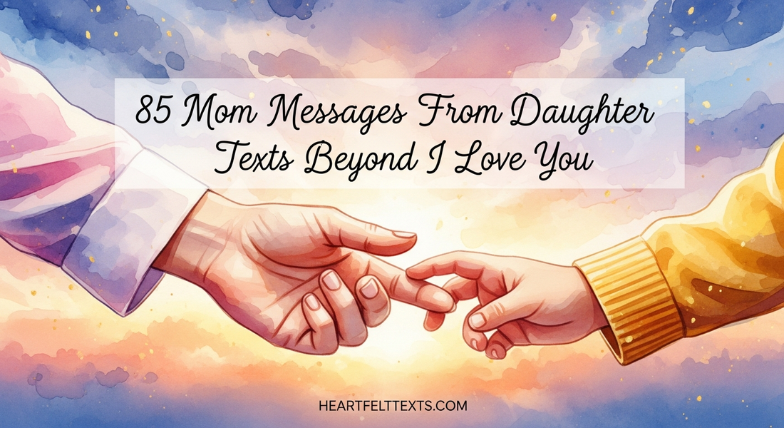 85 Mom Messages From Daughter Texts Beyond I Love You