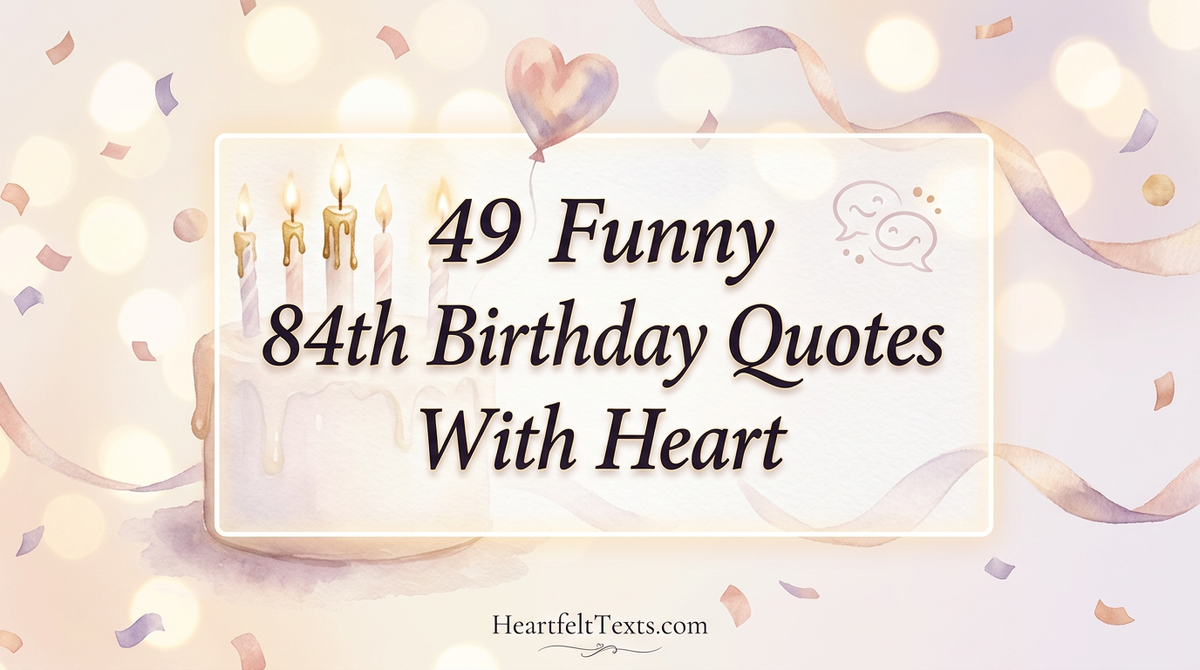 49 Funny 84th Birthday Quotes With Heart