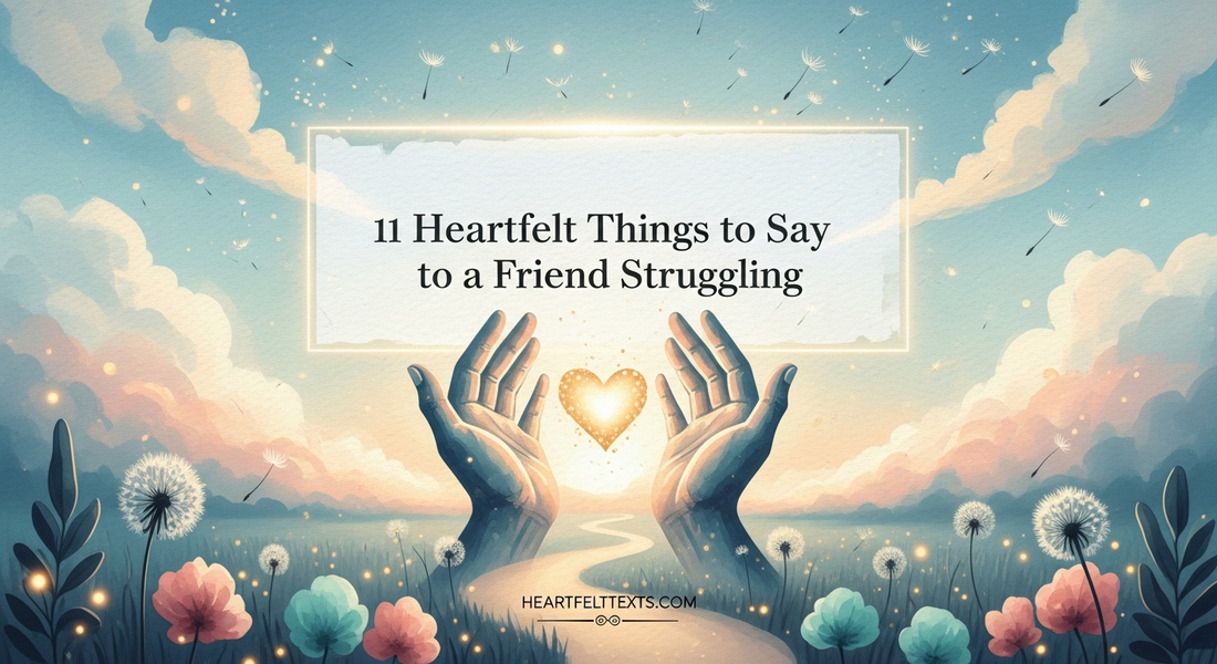 11 Heartfelt Things to Say to a Friend Struggling