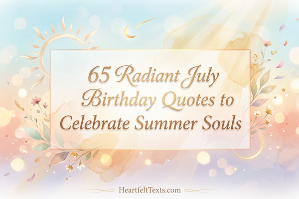 65 Radiant July Birthday Quotes to Celebrate Summer Souls