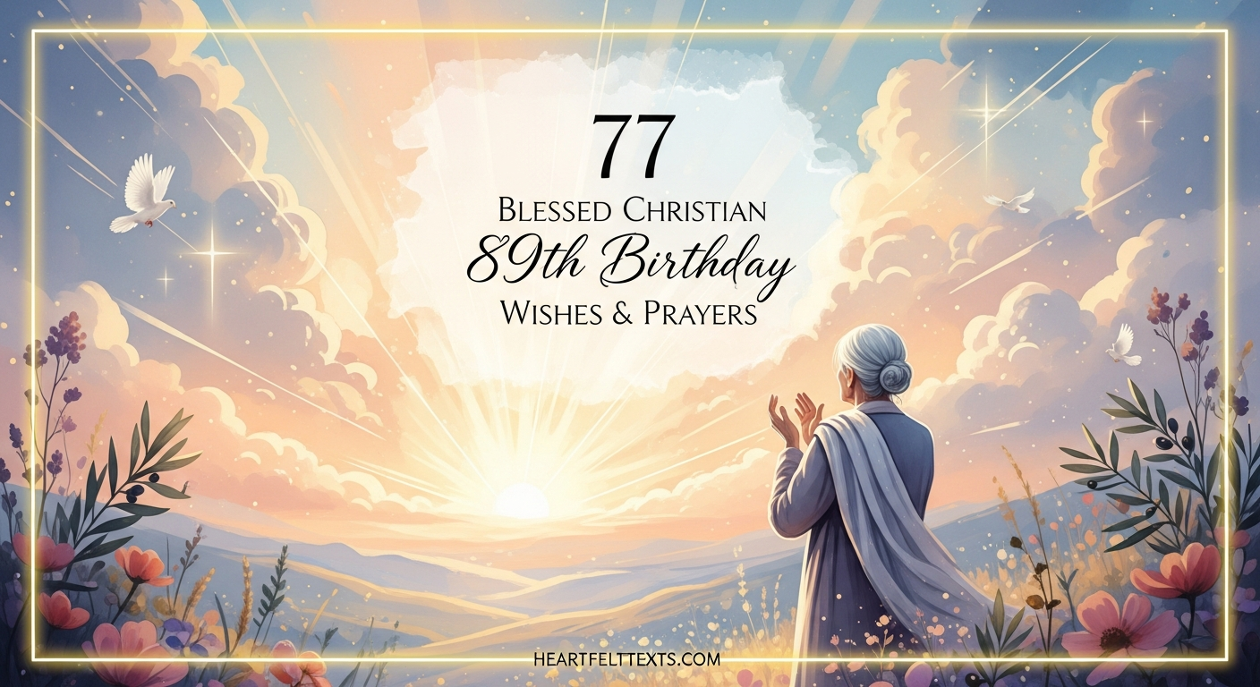 77 Blessed Christian 89th Birthday Wishes & Prayers