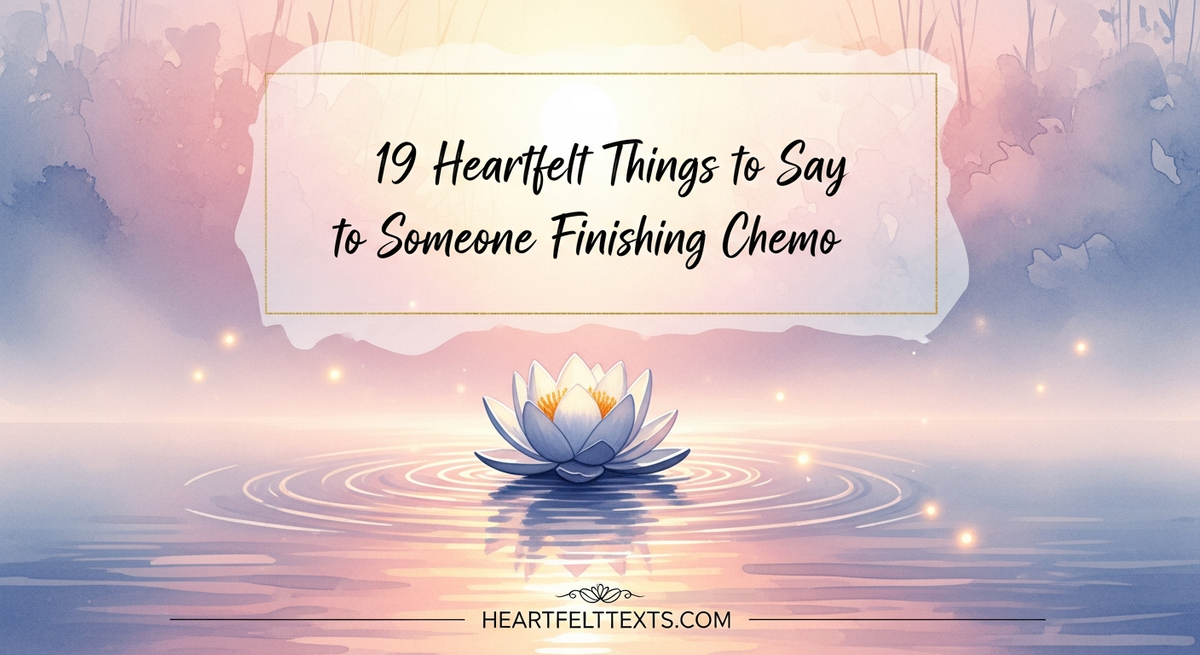 19 Heartfelt Things to Say to Someone Finishing Chemo