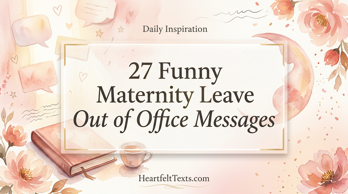 27 Funny Maternity Leave Out of Office Messages