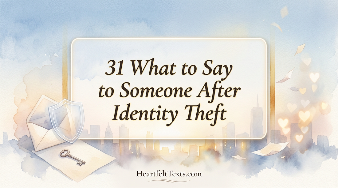 31 What to Say to Someone After Identity Theft