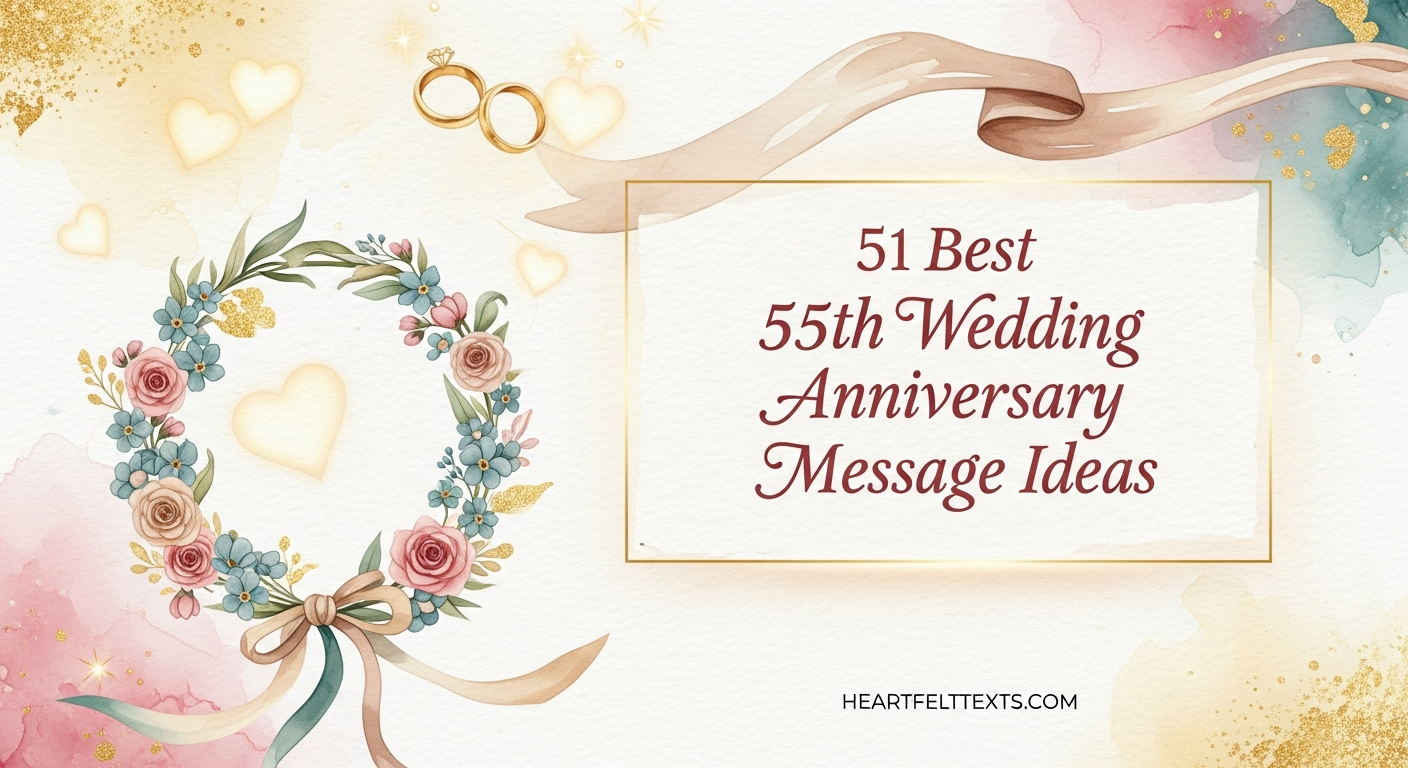 51 Best 55th Wedding Anniversary Message Ideas